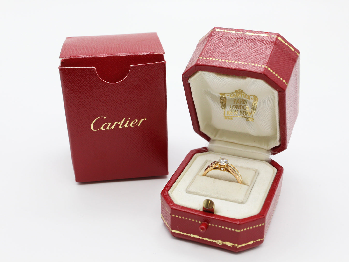 Cartier / カルティエ トリニティ ソリテール 750 ダイヤ リング