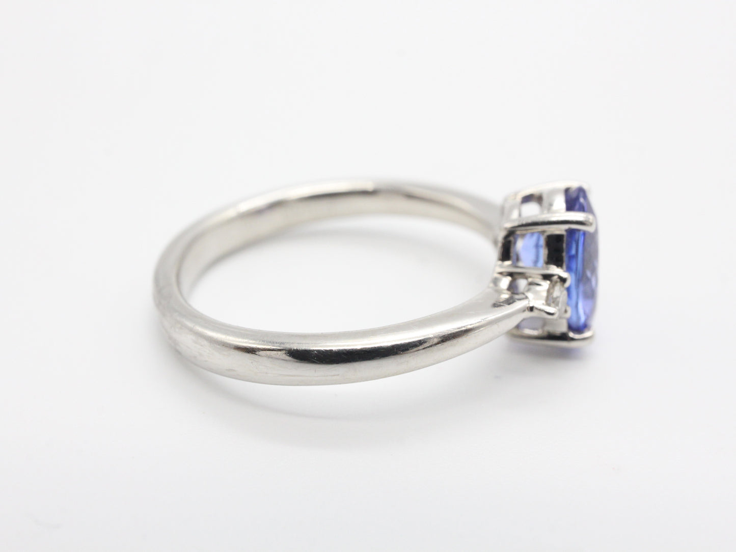 天然ゾイサイト タンザナイト デザインリング プラチナ 指輪 ダイヤ Pt950